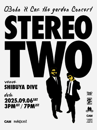 韓国のシンガーソングライター、O3ohn（オジョン）とCar, the garden（カドガドゥン）による初来日公演『STEREO TWO in JAPAN』が9月開催決定