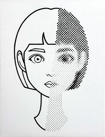【阪神梅田本店】まるでデジタルアートのように描かれたアクリルペインティングが魅力の「石野まゆ 個展 -Elimination-」を開催します。