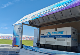 水素エンジントラック／発電機