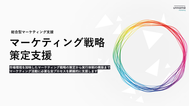 「戦略」と「実行」の両輪で支援する『マーケティング戦略の策定支援』の提供を開始