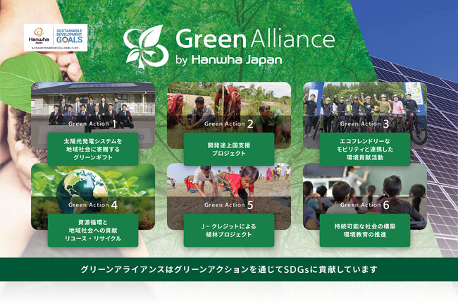 ハンファジャパン、SDGsパートナーシップ制度「グリーンアライアンス」第二期を始動
