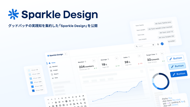 グッドパッチ、デザインシステム「Sparkle Design」を提供開始