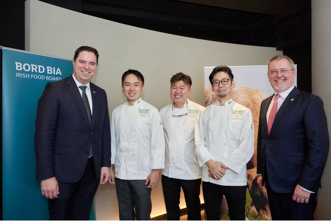 アイルランド政府食糧庁 Bord Bia（ボード・ビア）アジアで初となる「Chefs’ Irish Beef Club Japan」を設立