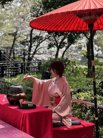 夏の野外で楽しむ本格茶道体験、暑い夏でも楽しめる「野外出張茶道サービス」を本格展開