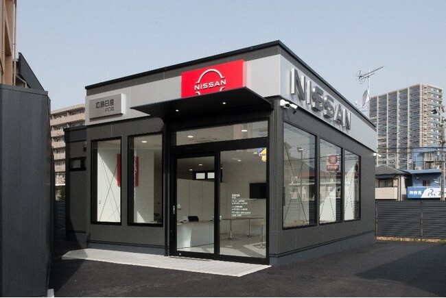 ロードサイド店舗に“無柱”の木造空間が誕生！広島日産自動車井口店リニューアル／木構造を提案・施工支援した岡本銘木店