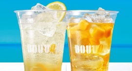 6月26日発売　ドトール夏メニュー第2弾！　弾けるソーダドリンクや爽やかなジャスミンティーが新登場　新作ヨーグルンやフルーツを使ったケーキも