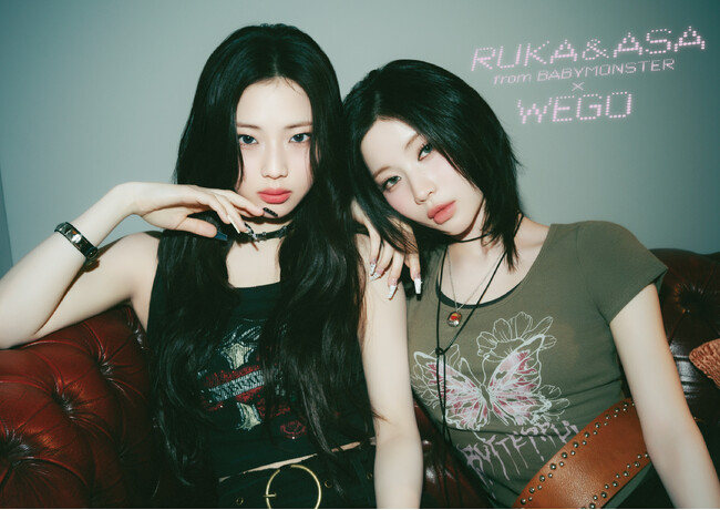 WEGO 2025 SUMMERビジュアルのモデルにBABYMONSTERのメンバー「RUKA」&「ASA」が就任！