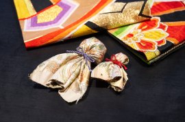 西陣織のてるてる坊主作成体験