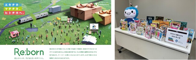 小田急沿線9商業施設「マチチカ、ヒトチカ プロジェクト」第3弾『Re:born』 実施報告 お客さまから回収した不要品20,487点などが 地域の子どもたちへのギフト537点に変換！