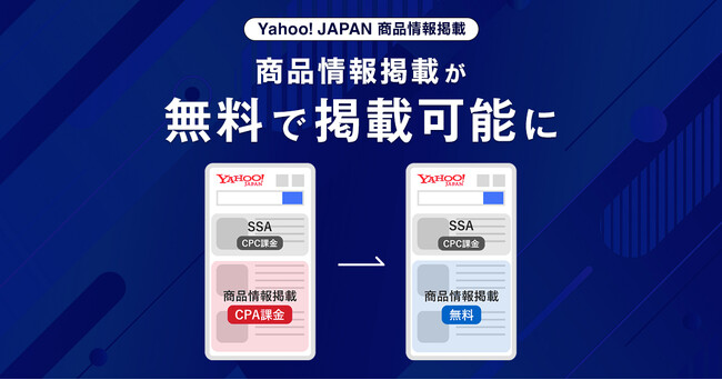 【LINEヤフー】成果報酬型の課金方式で提供していた「Yahoo! JAPAN商品情報掲載」を無料で提供開始