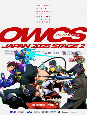 プロeスポーツチーム「REJECT」Overwatch部門がOWCS JAPAN 2025 Stage 2 Playoffsに出場