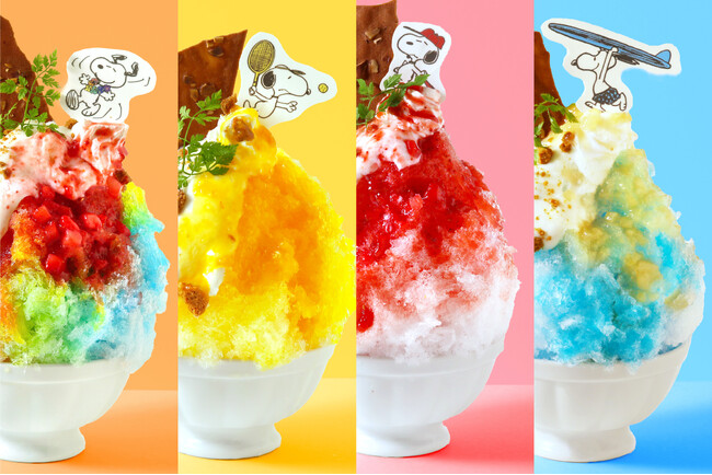 PEANUTS Cafe｜【期間限定】スヌーピーの“カラフル”なかき氷が6/18(水)より登場！
