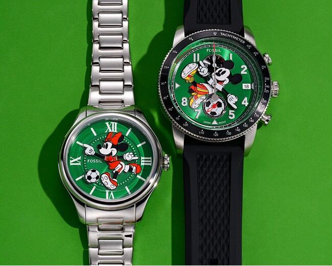 ディズニー ミッキーマウス＆ミニーマウスがサッカー ウォッチに