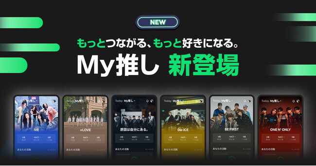 【LINE MUSIC】10周年を迎えたLINE MUSICに新機能登場！“推し活”をもっと身近に。「My推し」で“推し”との絆を深めよう
