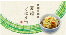 中食でのテイクアウト、飲食店や各種施設などでの提供が決定
～6月30日「夏越の祓（なごしのはらえ）」の行事食「夏越ごはん」～