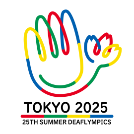 東京2025デフリンピックの大会エンブレム 東京2025デフリンピックの大会エンブレム