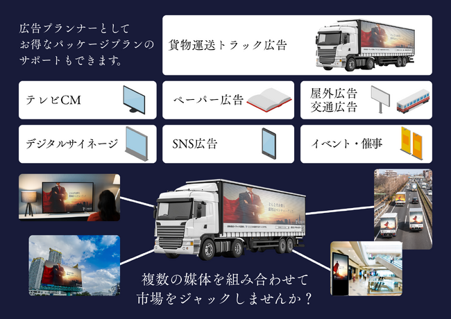 ZENSHO HOLDINGS（同）と（株）大広メディアックスが業務提携─全国規模での広告展開強化へ、トラック広告を軸にした広告ソリューションを共同推進