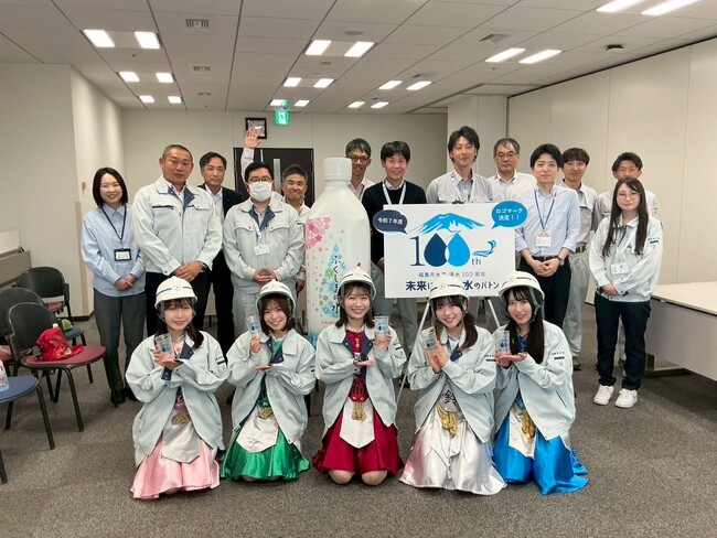 福島市通水100周年「ふくしまの水」アイドルけっぱって東北の特別ラベル発売決定!