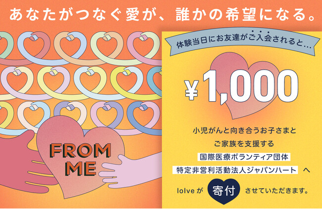 小児がんと向き合うお子さまとそのご家族へ。 ロイブ、「スマイルスマイルプロジェクト」へ寄付を実施