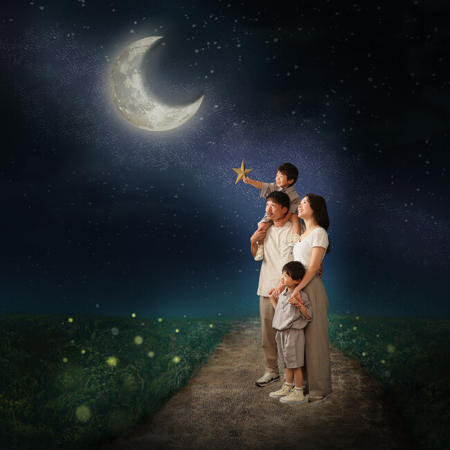 【期間限定】らかんスタジオだからできる特別な体験ができるアートな撮影イベント第5弾「Moon Night Art Photo」がスタート！