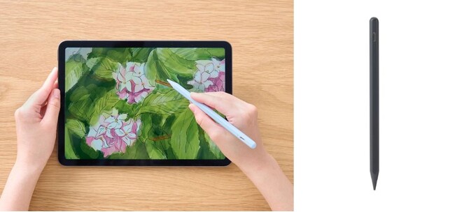 大人気モデルから、ホワイトに続く新カラーが登場！約30分でフル充電が可能な急速充電機能を搭載した汎用アクティブタッチペンを新発売
