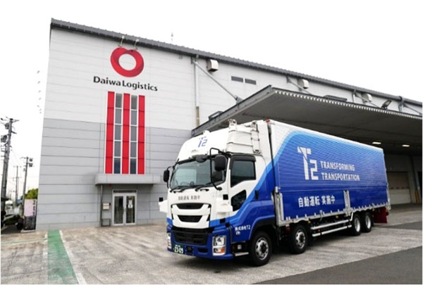 大和物流とT2、自動運転トラックによる住宅用建材などの幹線輸送を実証(ニュースリリース)