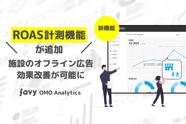 favy「OMO Analytics」ROAS指標で商業施設のWEB広告改善可能に ― 広告運用実証施設の募集を開始