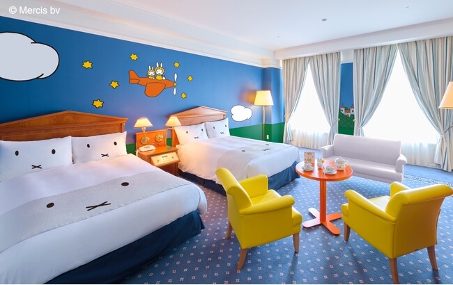 世界唯一(※1)の新エリア「ミッフィー・ワンダースクエア」で体験したワクワクをホテルステイでも！ミッフィーと一緒に“憧れの休日”を過ごす新ルームが登場