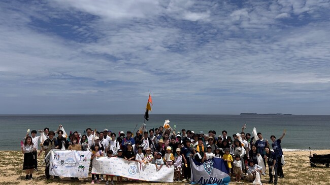 サッカー・Ｊ１アビスパ福岡、シャレンパートナー、福岡市、学生との「ステハジ」ビーチクリーン開催！回収した海洋ごみでのアート体験！