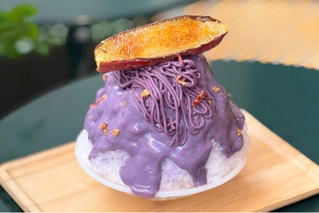 無添加・有機にこだわるお芋スイーツカフェ【芋菓】から1日10食限定！濃厚リッチな紫芋の無添加かき氷が6月23日登場！