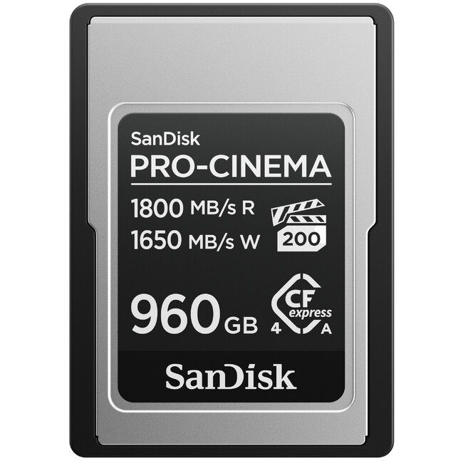 サンディスクからSanDisk(R) PRO-CINEMA CFexpress(TM) Type Aカードが新発売