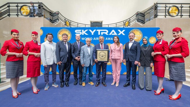 ターキッシュ エアラインズ、10度目のSKYTRAX「Best Airline in Europe」に輝く