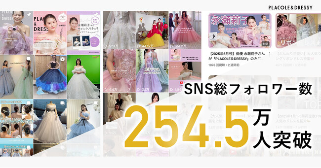 【総フォロワー数254.5万人突破】プラコレが提案する「花嫁インフルエンサー」プラン 商品アップデートのお知らせ