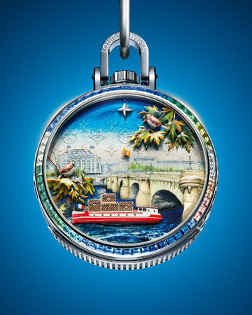 【ルイ・ヴィトン】新作ポケットウォッチ「エスカル・オ・ポンヌフ」を発表