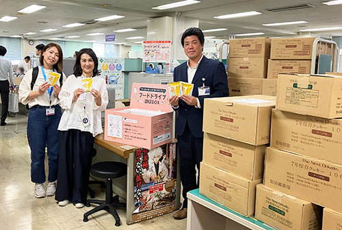 株式会社日立社会情報サービスはフードドライブを実施し、品川区都市環境部を通じて防災用備蓄食品を品川区社会福祉協議会に寄付しました。～食品ロスの削減と地域の食支援に貢献～