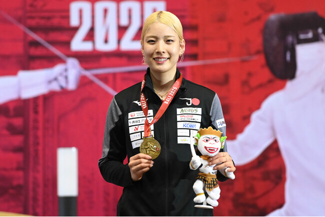 【フェンシング】アジア選手権(インドネシア/バリ) 女子サーブル 江村美咲が2連覇達成！