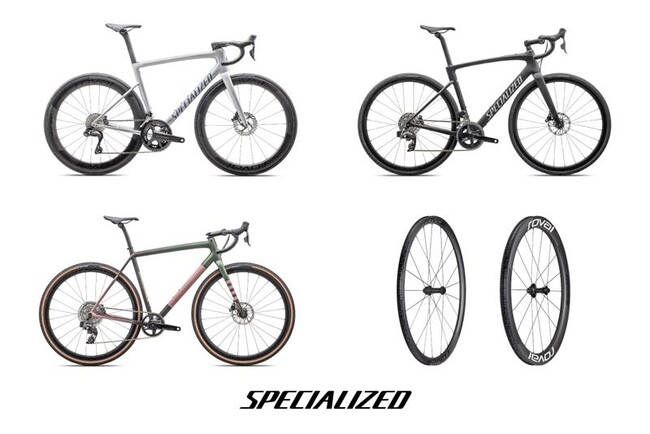 スペシャライズドのパフォーマンスロードバイクおよびRovalホイールがアウトレットに追加