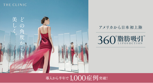 話題の「360°脂肪吸引」が、わずか半年で1,000症例突破!
