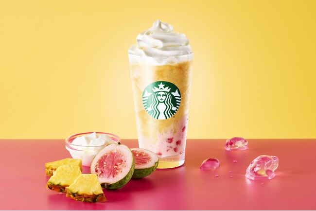 “わたしだけ”のフローズンフルーツビバレッジ体験！「My フルーツ³ フラペチーノ(R)」に『ゴールデン パイン & グアバ ヨーグルト』が6月25日（水）より登場！