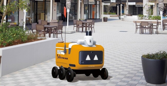 三井アウトレットパーク 木更津にて自動配送ロボットによる実証実験を実施