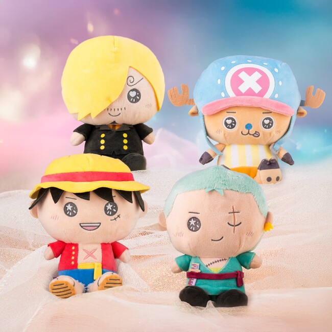 「ONE PIECE 麦わらストア」にて、ルフィたちのとってもキュートな「キラキラおめめのぬいぐるみ」が本日発売！