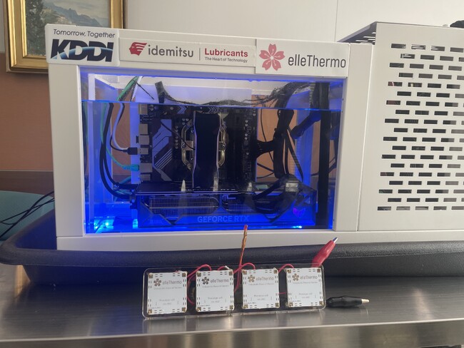 熱発電のelleThermo、液浸システムのサーバー排熱を活用した発電の実証実験に成功
