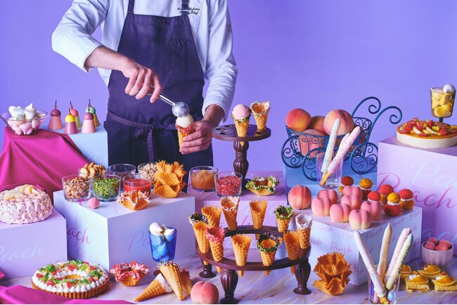Craft Your Waffle Cone ~ピーチ&アイスクリーム スイーツビュッフェ~