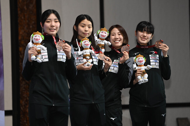 【フェンシング】アジア選手権（インドネシア/バリ）女子エペ団体で銅メダル獲得！