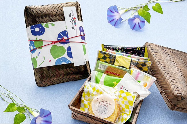 【6/25新発売】千葉の銘菓をぎゅっと詰めた、涼やかな夏の「お中元 かごギフト」オンライン限定で新発売