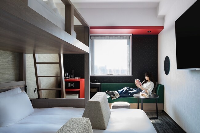 「ここ、まるで秘密基地。」──the b 浅草にロフトベッドのトリプルルーム誕生！