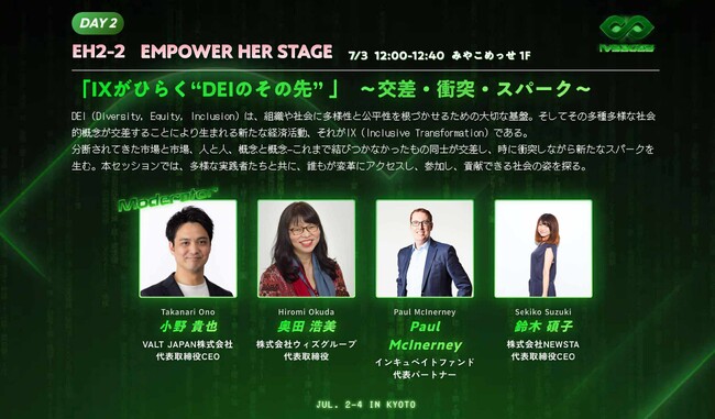 VALT JAPAN、IVS2025にて「IX（Inclusive Transformation）」をテーマにセッションを実施
