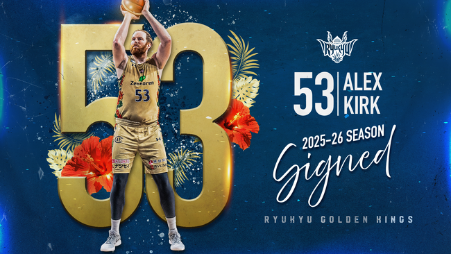 #53 アレックス・カーク選手 契約(継続)のお知らせ