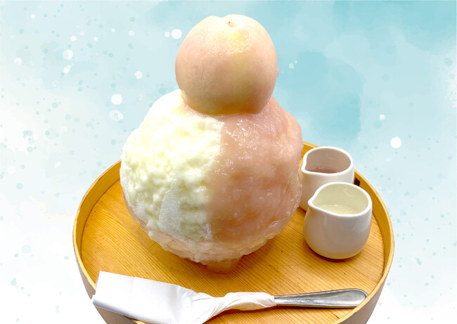 かき氷専門店『しろいくも』梅田あら川の桃を満喫できる『桃フェス』を開催!