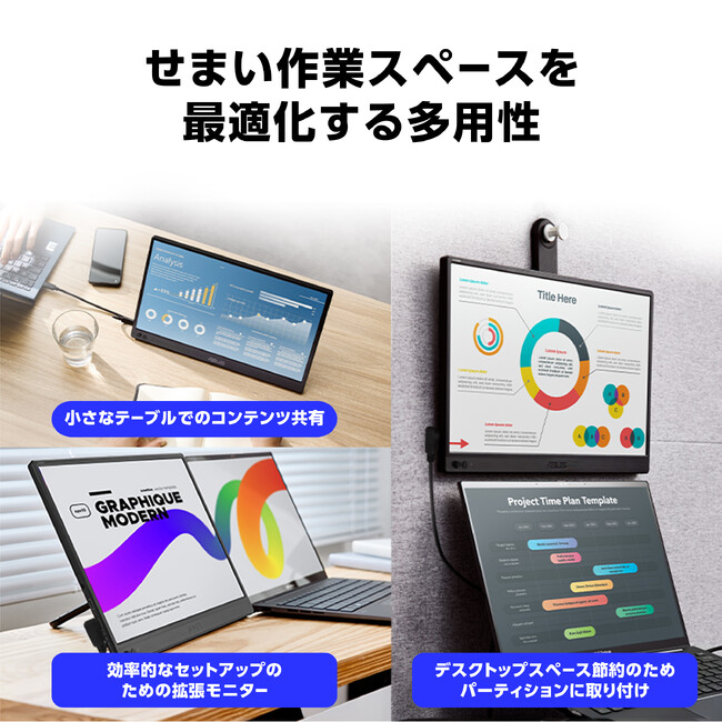 USB Type-Cケーブル1本で接続できる15.6型フルHDモバイルモニター「MB169CK」を発表。 どこでも手軽にデュアルディスプレイ環境を実現可能。